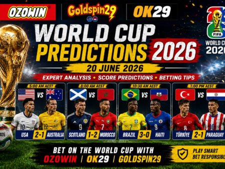 FIFA World Cup 2026 Predictions – USA vs Australia, Scotland vs Morocco, Brazil vs Haiti & Türkiye vs Paraguay (20 June 2026)