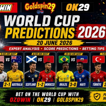 FIFA World Cup 2026 Predictions – USA vs Australia, Scotland vs Morocco, Brazil vs Haiti & Türkiye vs Paraguay (20 June 2026)