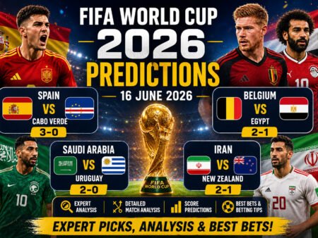 FIFA World Cup Predictions Today (16 June 2026): Expert Picks, Score Predictions & Match Analysis