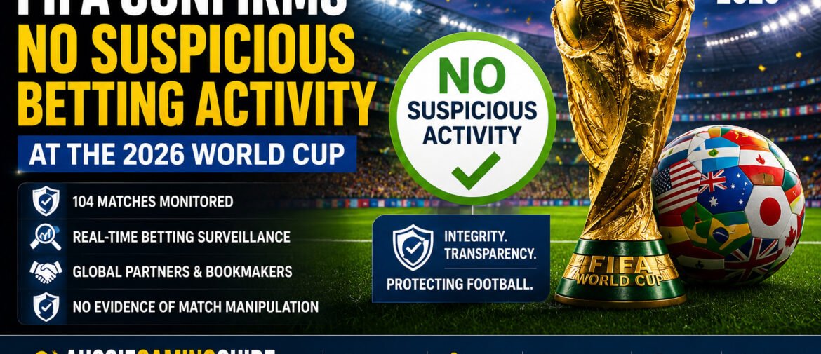 FIFA Confirms No Suspicious Betting Activity at the 2026 World Cup: What It Means for Australian Bettors
