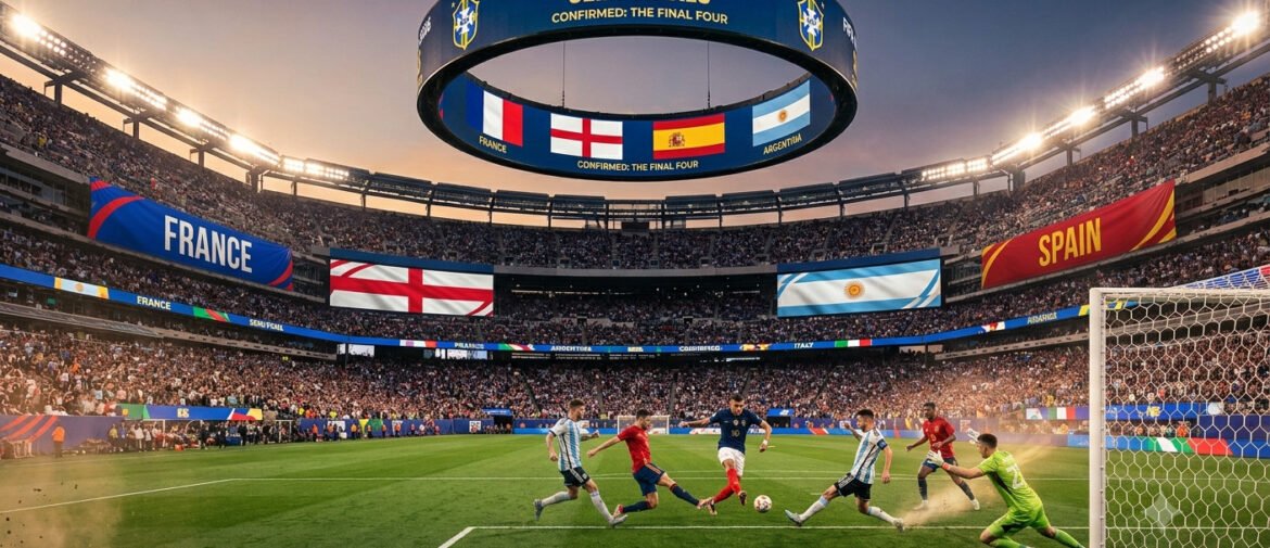 FIFA World Cup 2026 Semi-finals Confirmed: Final Four Teams Ready for Glory