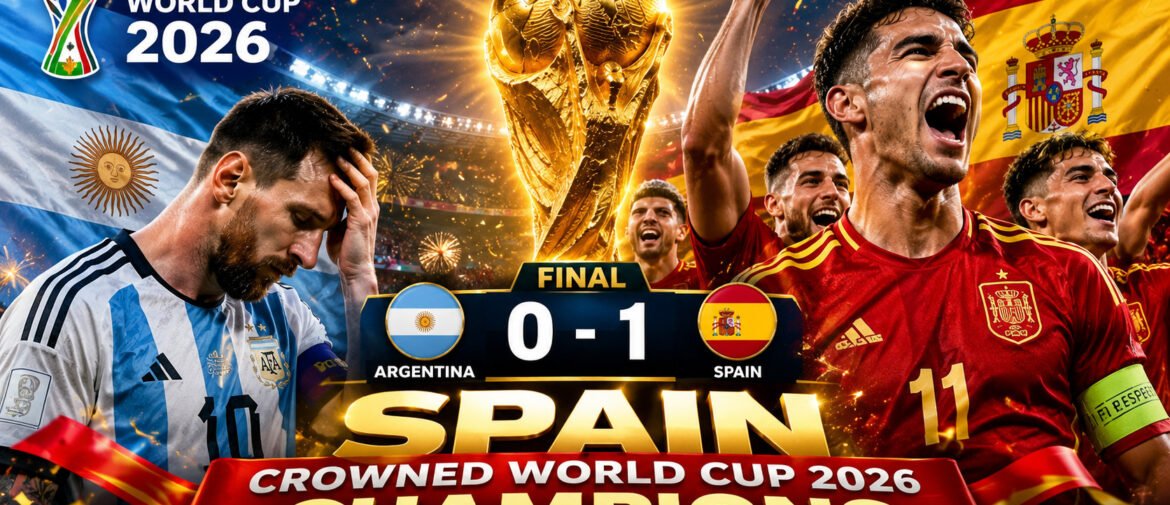 Spain Crowned FIFA World Cup 2026 Champions: Historic Victory Ends Argentina’s Dream