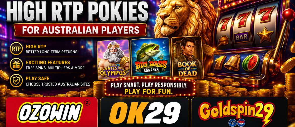 Top 10 High RTP Pokies for Australian Players