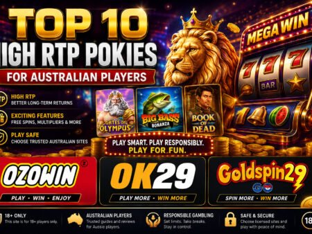 Top 10 High RTP Pokies for Australian Players